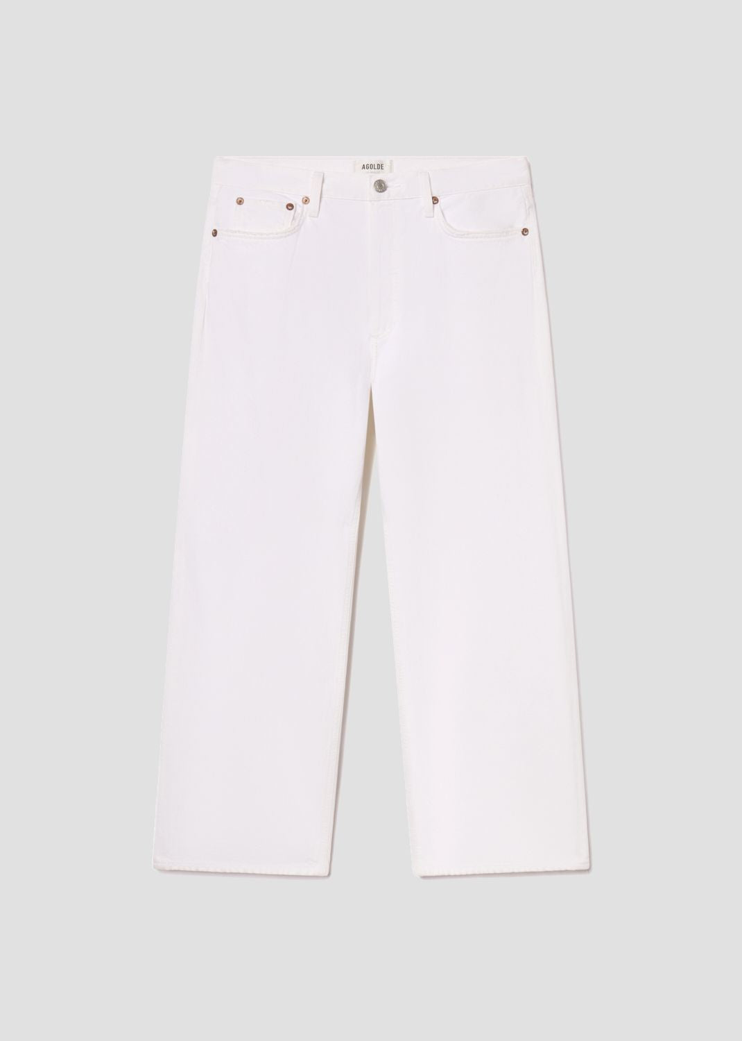 Women Low Slung Baggy 30.5" in Milkshake - Agolde