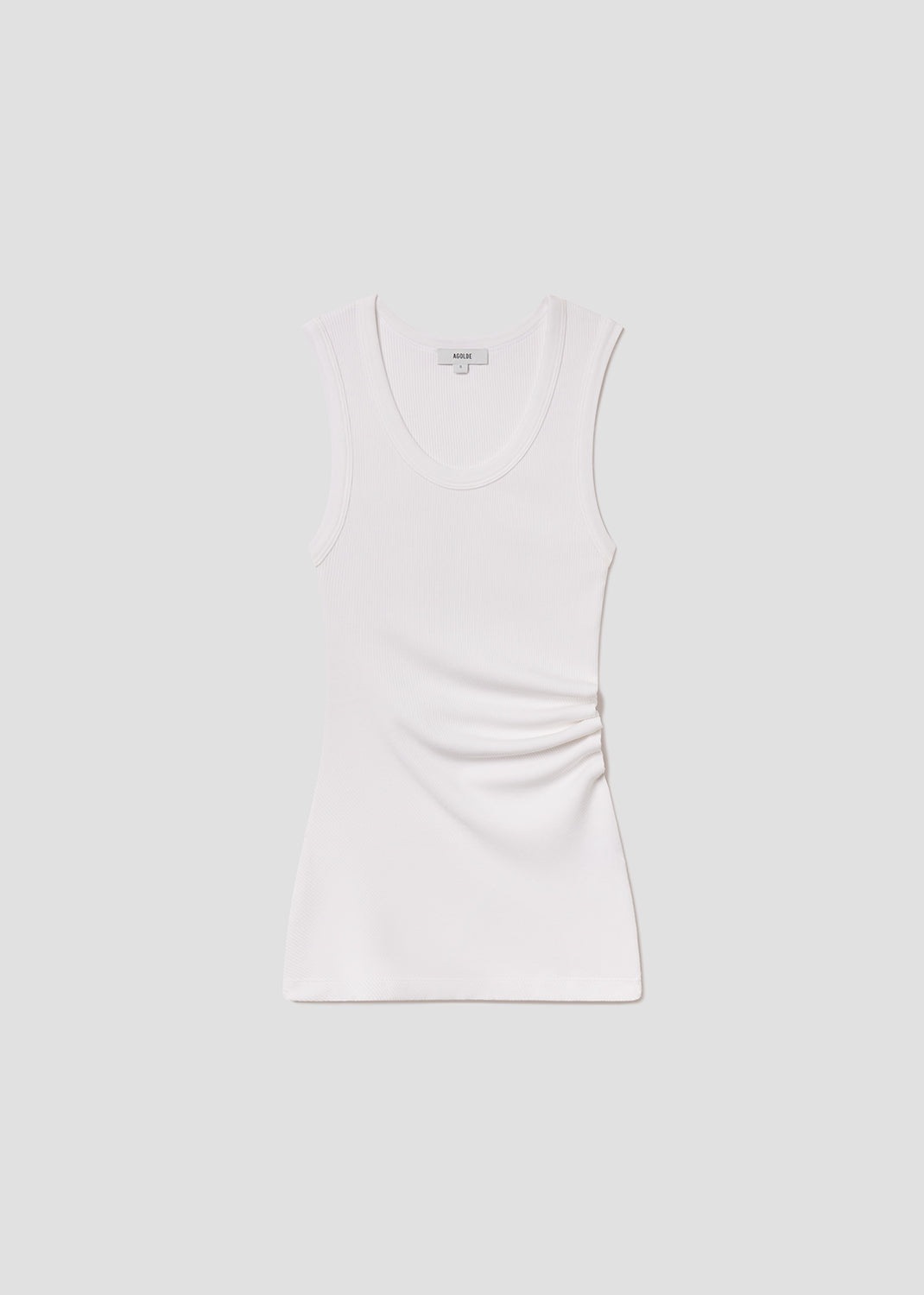 Women Twisted Poppy Tank in White - Agolde