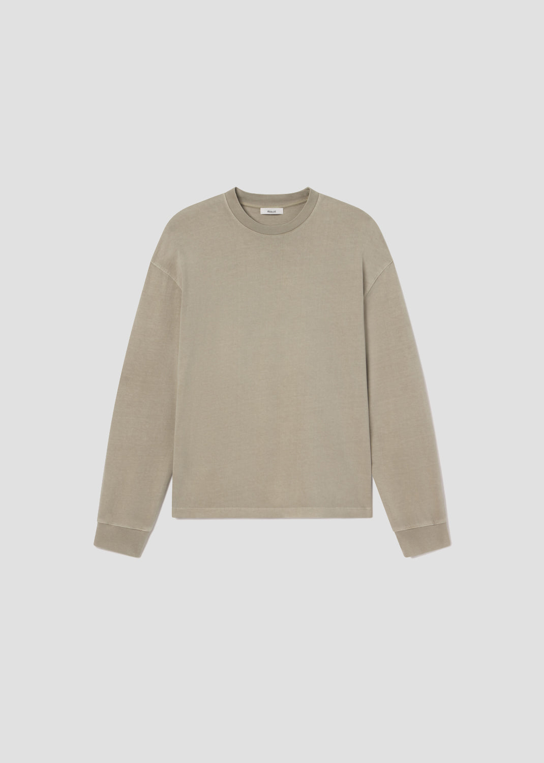 Men Asha Long Sleeve Mock Neck Tee in Wicker - Agolde