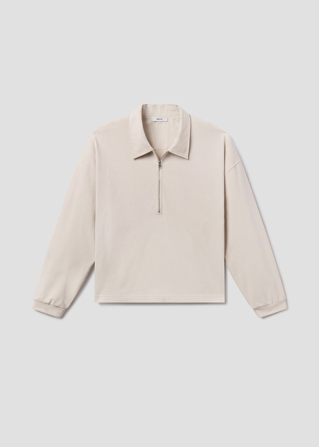 Men Darius Polo in Sand - Agolde