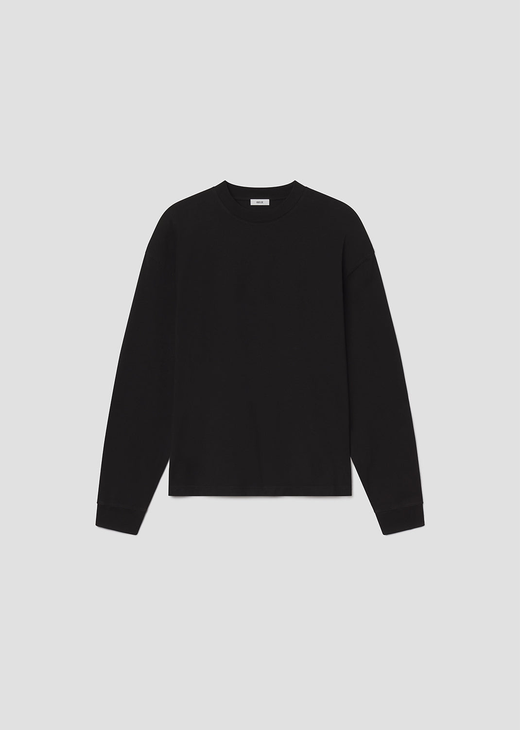 Men Long Sleeve Drop Shoulder Asha in Black - Agolde
