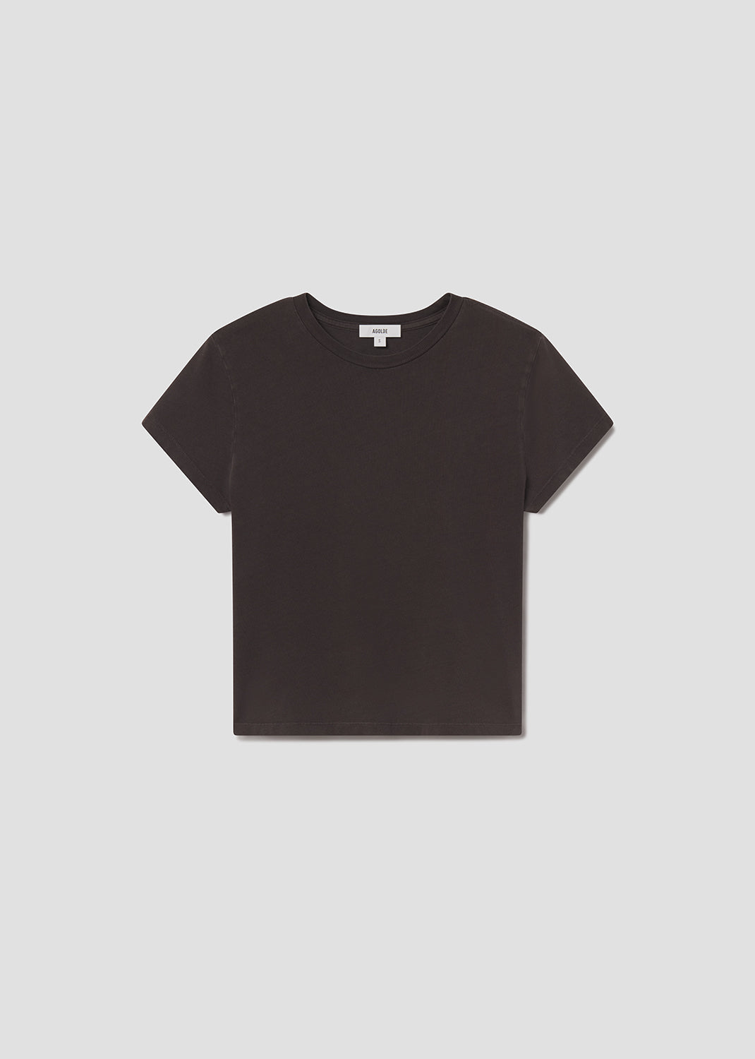Women Long Line Adine Tee in Forge - Agolde