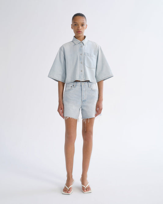 Women Nye Low Slung Vintage Short in Recall - Agolde