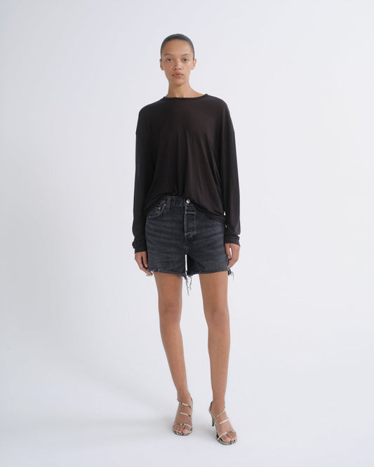 Women Nye Low Slung Vintage Short in Translation - Agolde