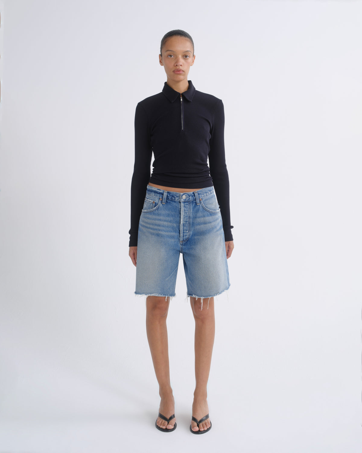 Women Indra Short Hip Slung Baggy in Journal - Agolde