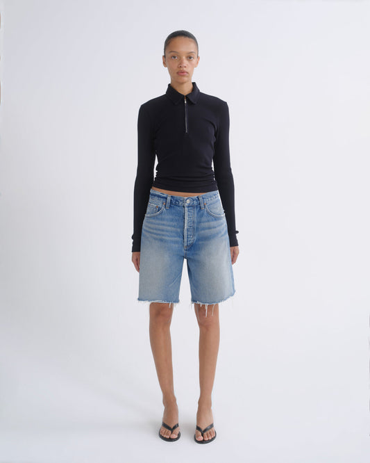 Women Indra Short Hip Slung Baggy in Journal - Agolde