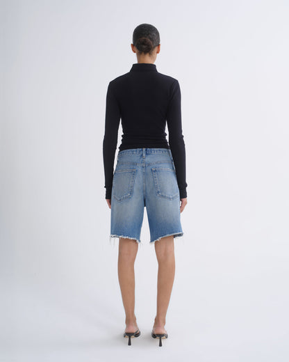 Women Indra Short Hip Slung Baggy in Journal - Agolde