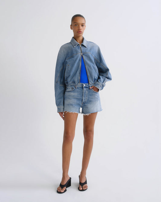 Women Parker Vintage Cut Off Short in Post - Agolde