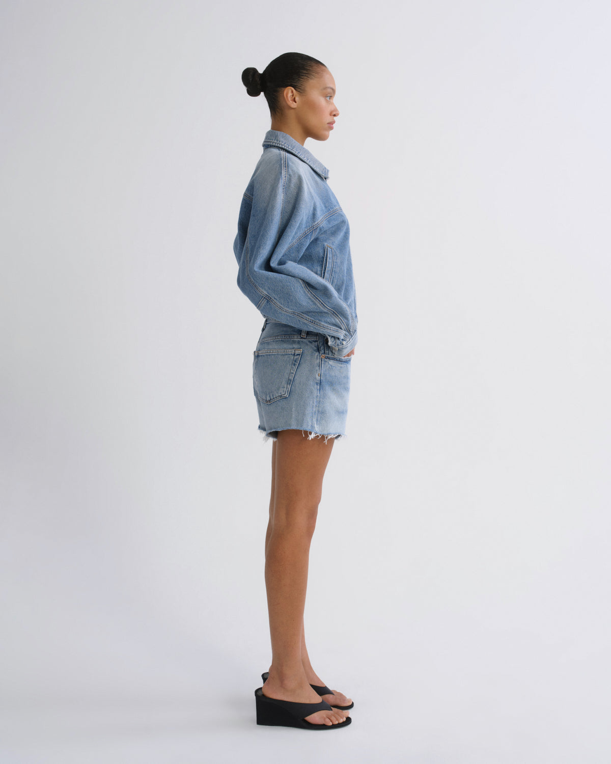 Women Parker Vintage Cut Off Short in Post - Agolde