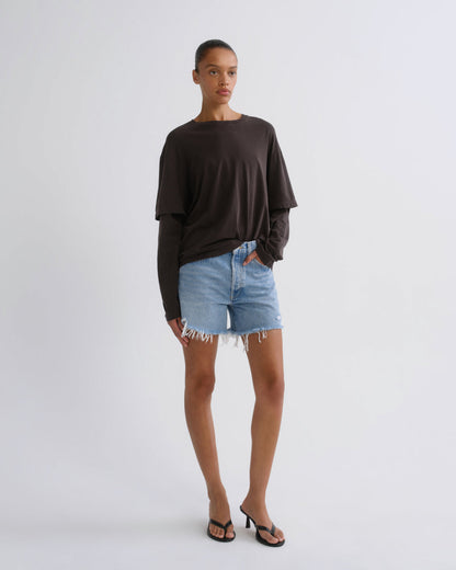 Women Parker Long Short in Swapmeet - Agolde