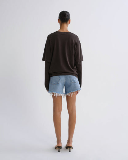 Women Parker Long Short in Swapmeet - Agolde