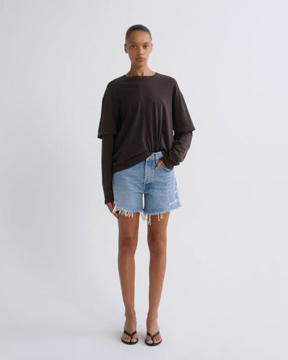 Women Parker Long Short in Swapmeet - Agolde