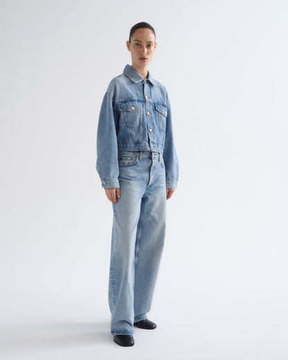Women Palmer Jacket (Weightless) in Space - Agolde