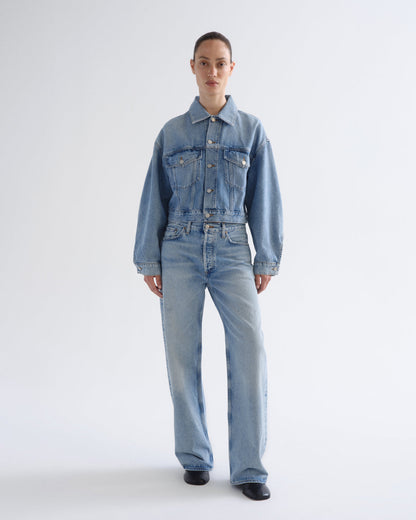 Women Palmer Jacket (Weightless) in Space - Agolde