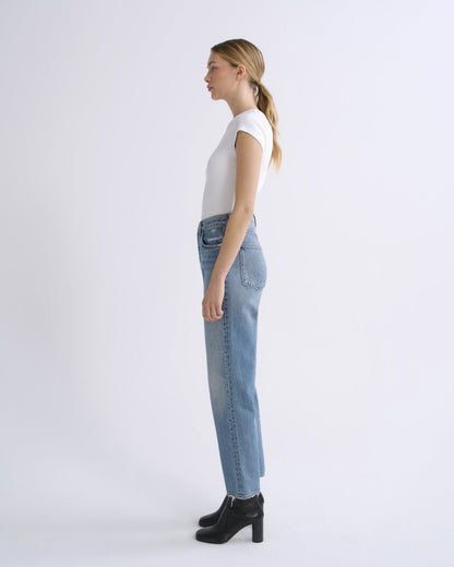 Women 90S Pinch Waist Crop in Renew - Agolde