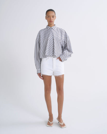 Women Parker Vintage Cut Off Short in Marshmallow - Agolde