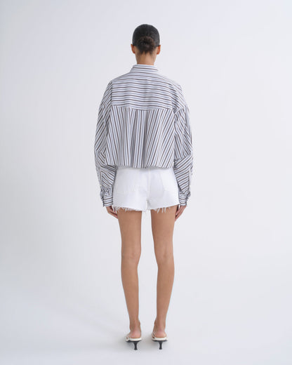 Women Parker Vintage Cut Off Short in Marshmallow - Agolde