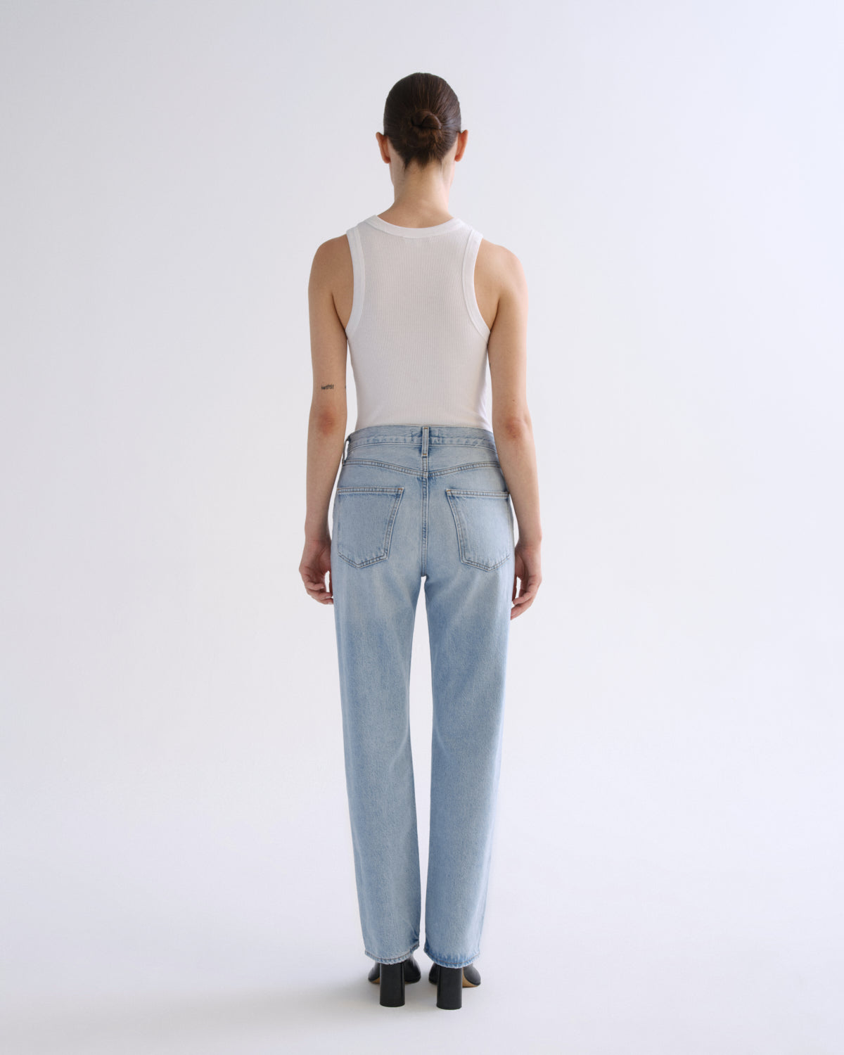 Women Lana High Rise Vintage Straight in Interim - Agolde