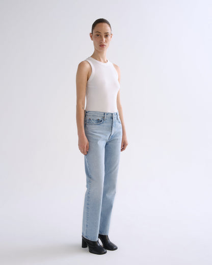 Women Lana High Rise Vintage Straight in Interim - Agolde