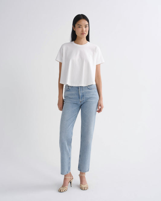 Women 90S Pinch Waist High Rise Straight in Addition - Agolde