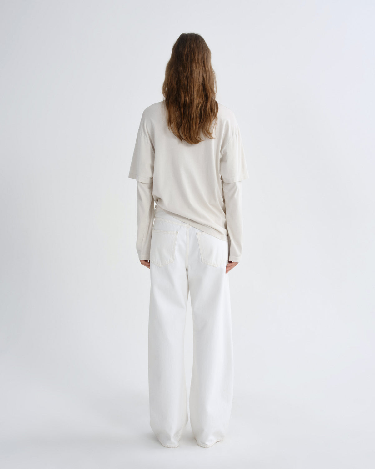 Women Low Curve Jean in Milkshake - Agolde
