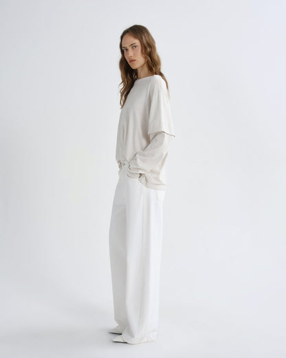 Women Low Curve Jean in Milkshake - Agolde