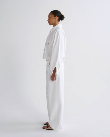 Women Low Slung Baggy 30.5" in Milkshake - Agolde