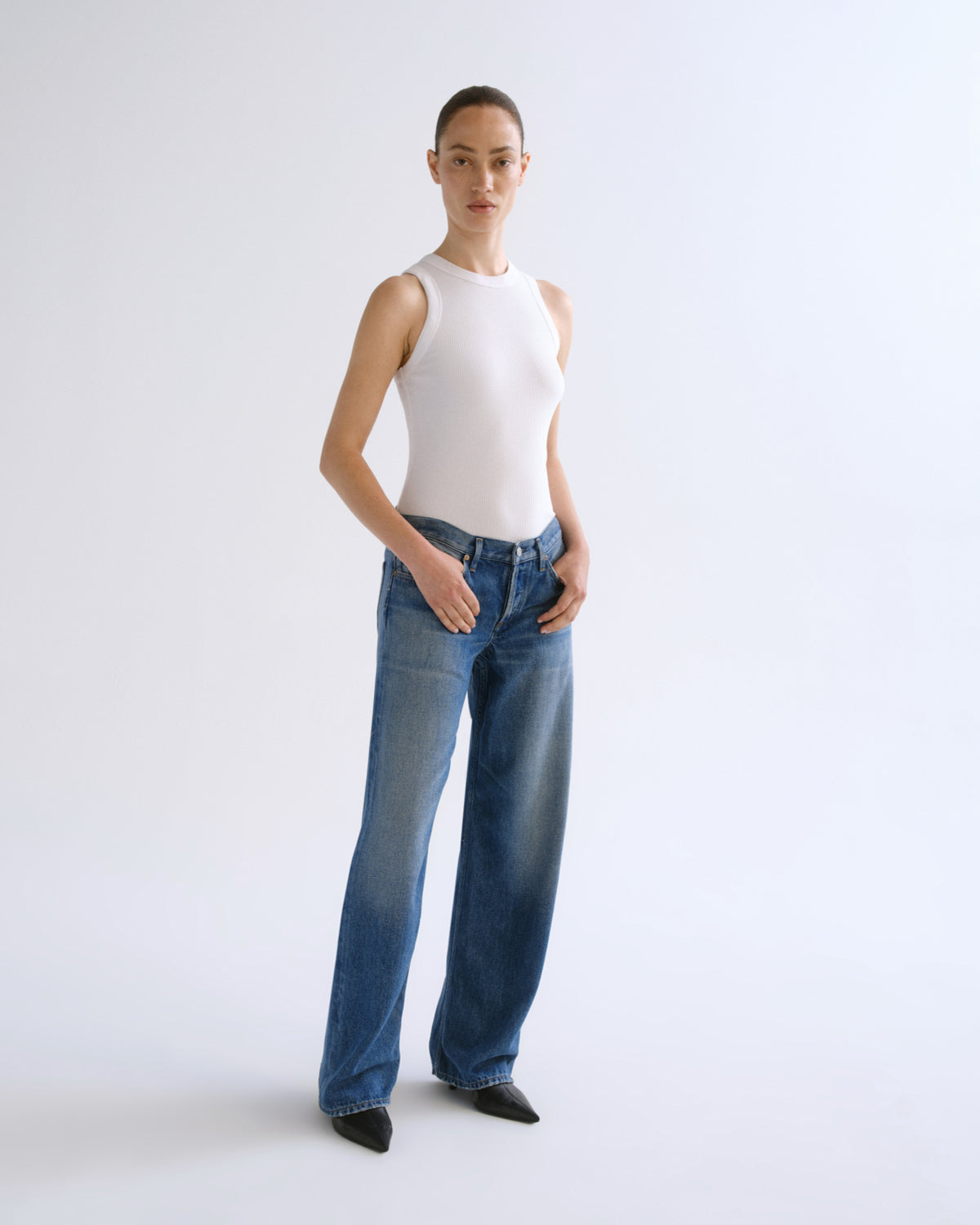 Women low rise loose expression - Agolde