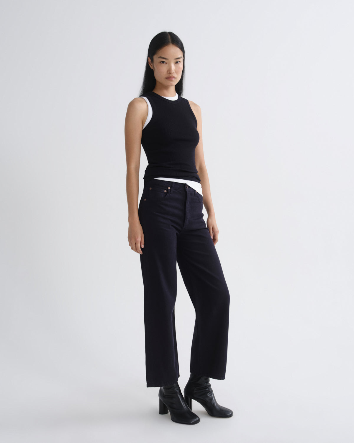 Women Ren High Rise Wide Leg in Obscura - Agolde