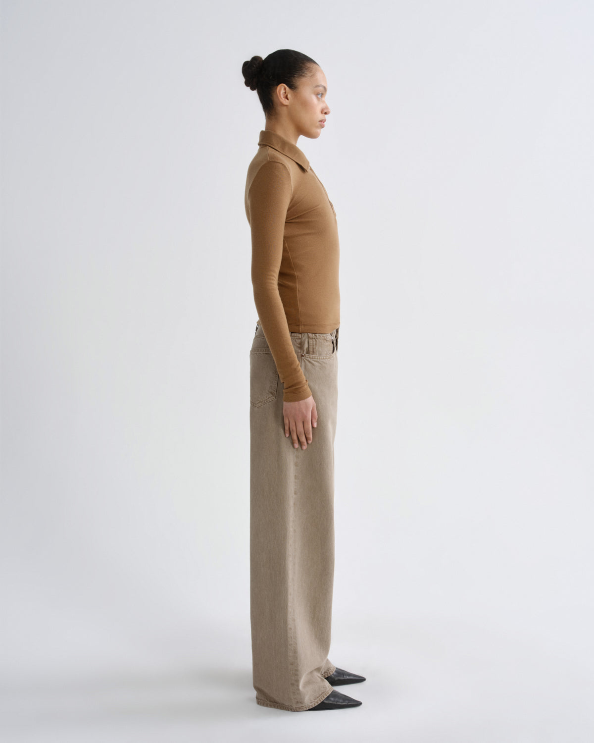 Women Low Slung Baggy in Trail - Agolde