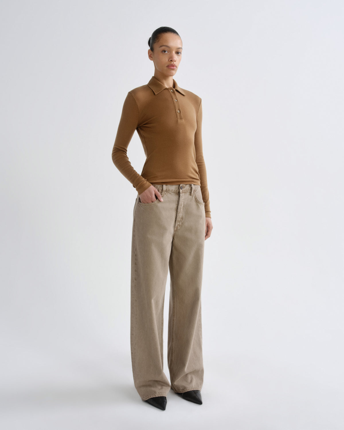 Women Low Slung Baggy in Trail - Agolde