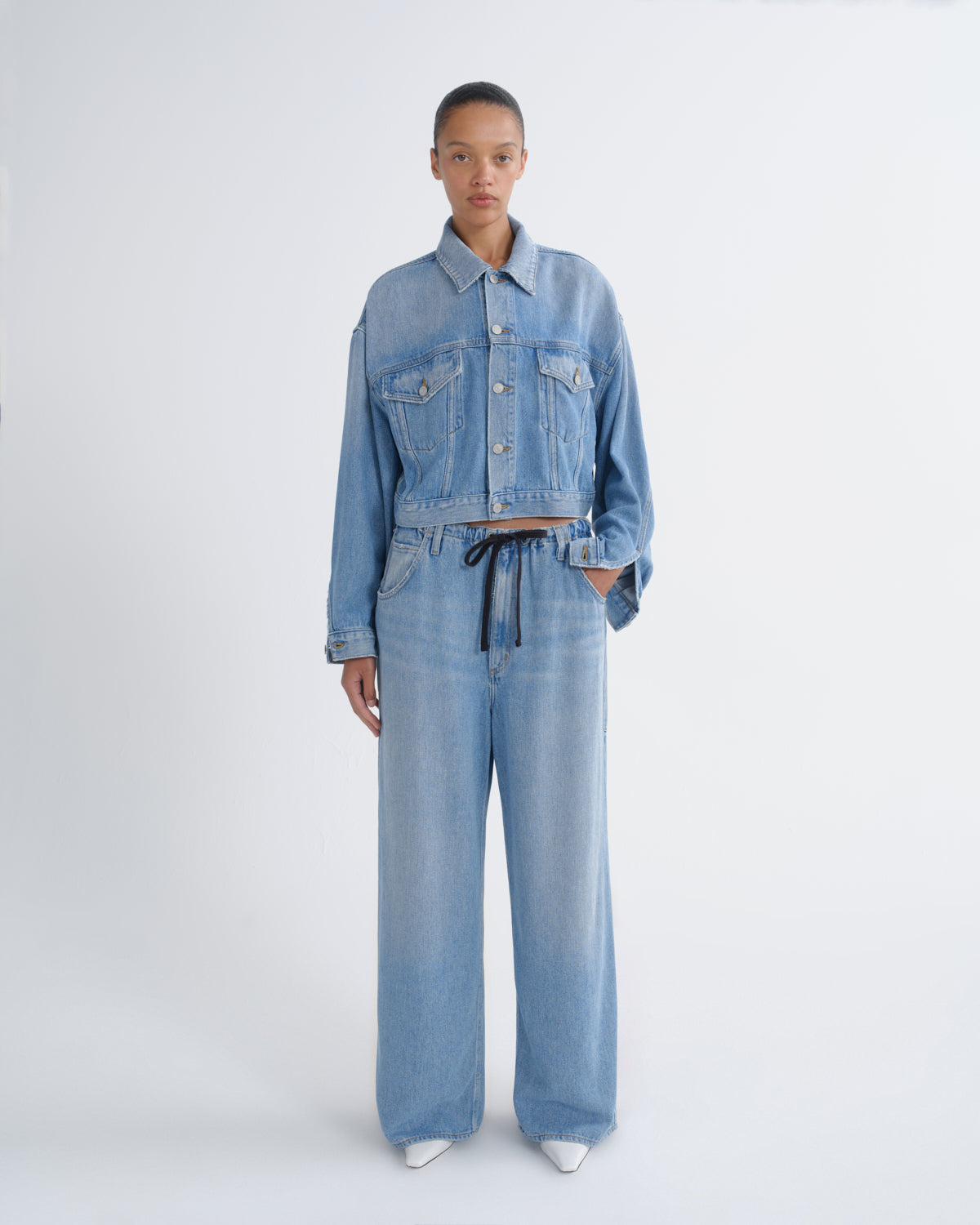 Women Palmer Jacket in Script - Agolde