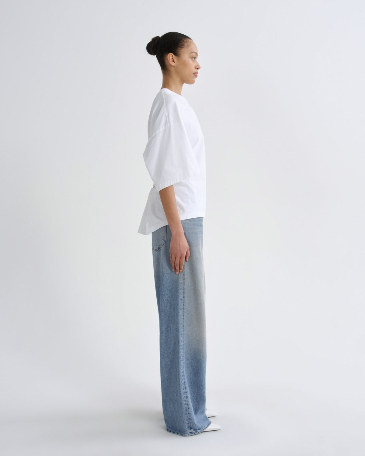 Women Low Slung Baggy in Reset - Agolde