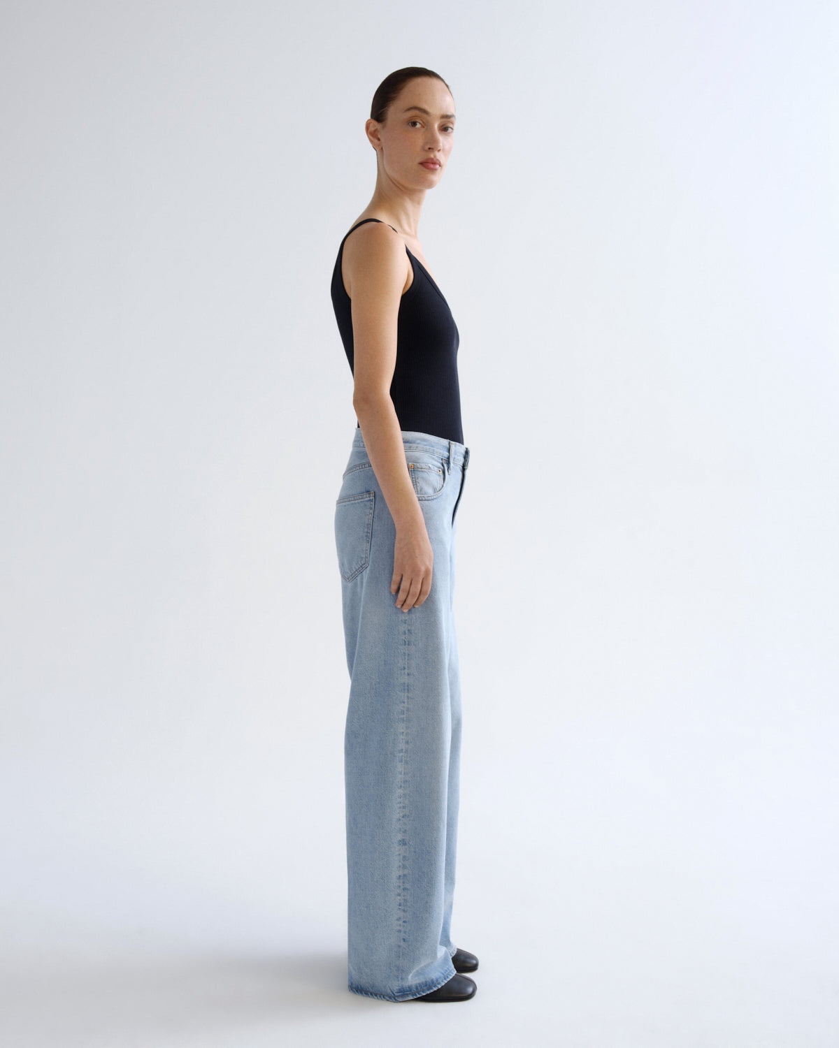 Women Low Curve Jean in Memory - Agolde