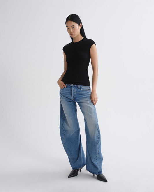 Women Spiral Jean Weightless in Venture - Agolde