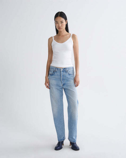 Women 90S Jean Mid Rise Loose in Stream - Agolde