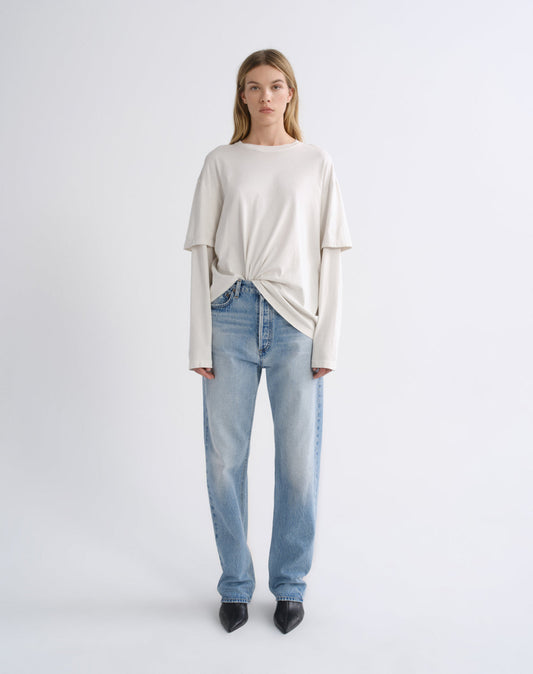 Women 90S Jean Mid Rise Loose 32 in Stream - Agolde