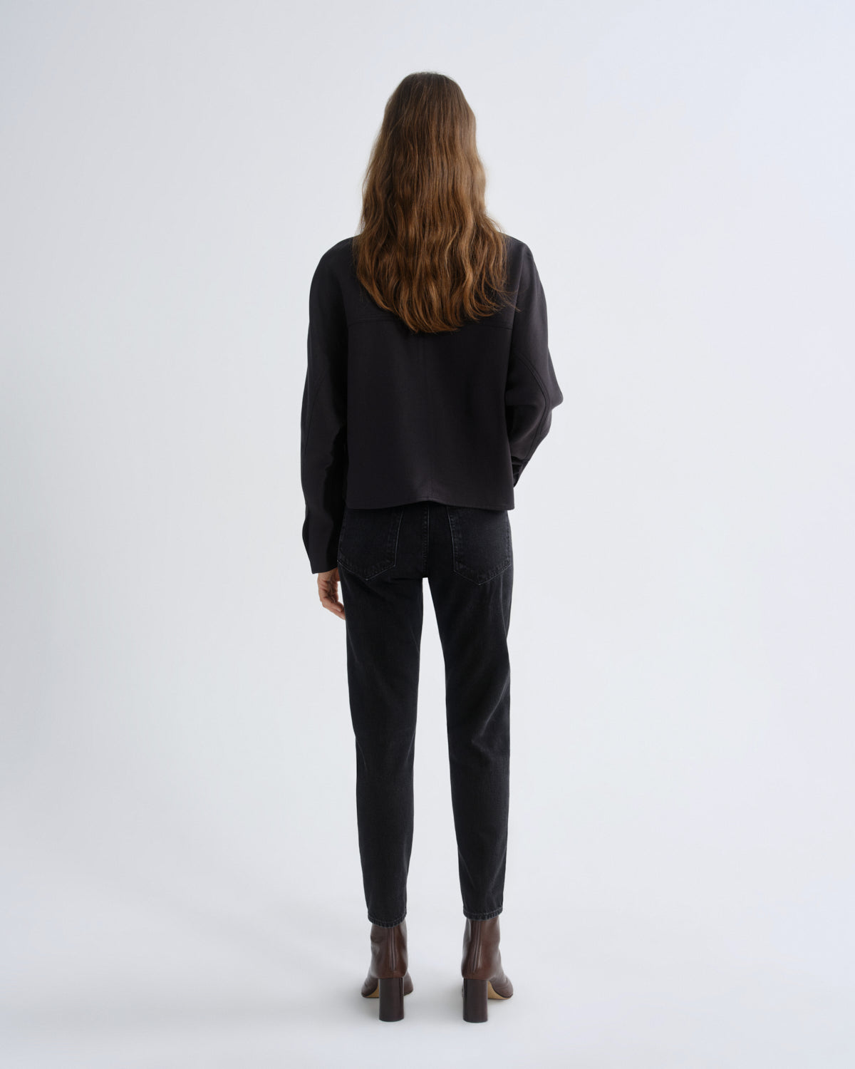 Women riley crop high rise straight track - Agolde