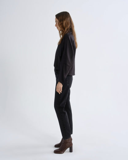 Women riley crop high rise straight track - Agolde