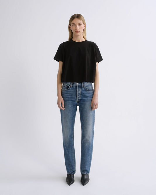 Women Lana High Rise Vintage Straight in Liberty - Agolde