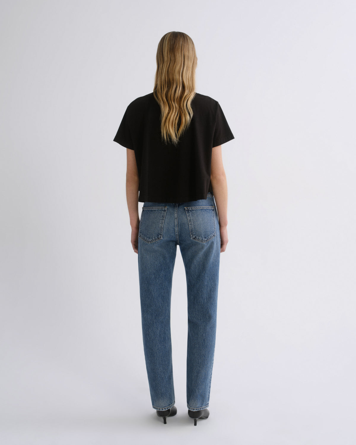 Women Lana High Rise Vintage Straight in Liberty - Agolde