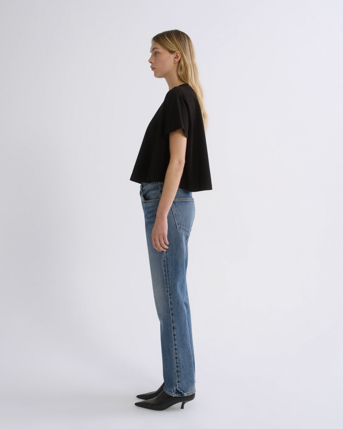 Women Lana High Rise Vintage Straight in Liberty - Agolde