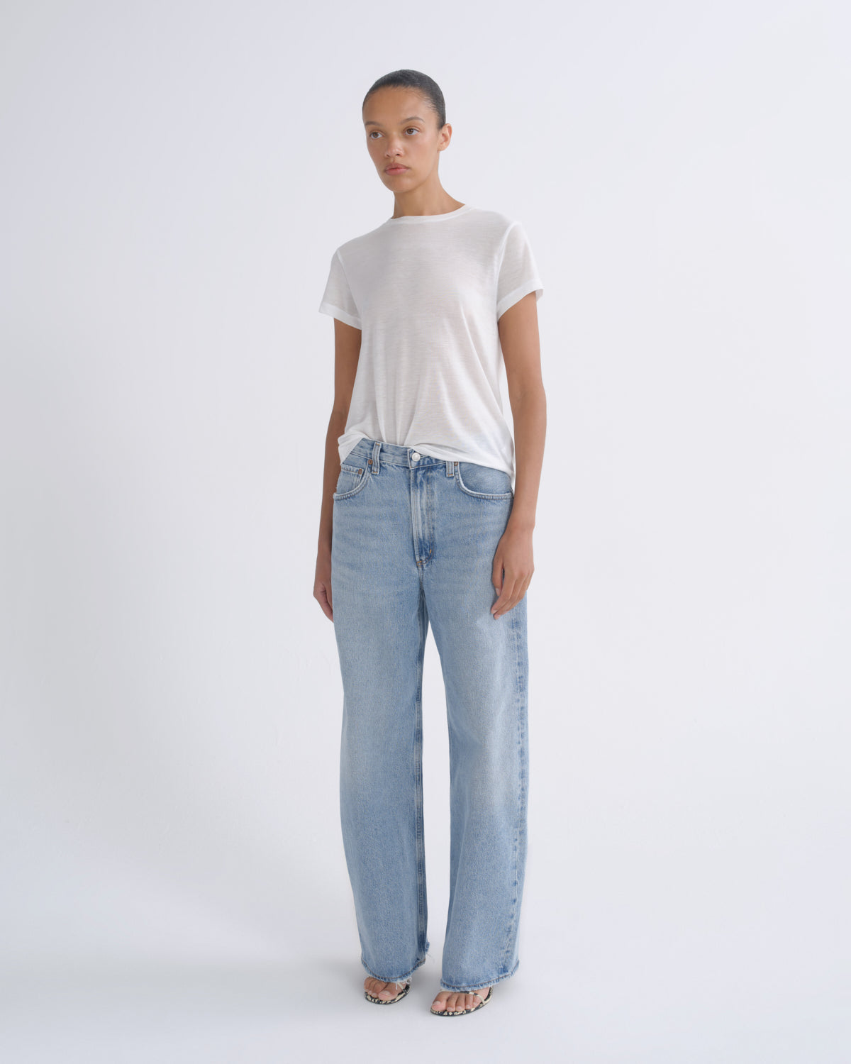 Women Low Curve Jean in Force - Agolde