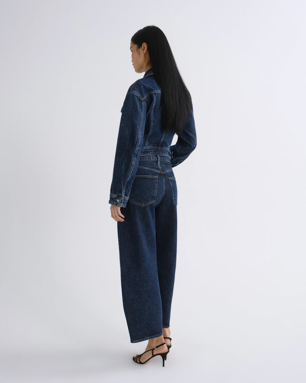 Women Low Curve Crop Jean in Pendulum - Agolde