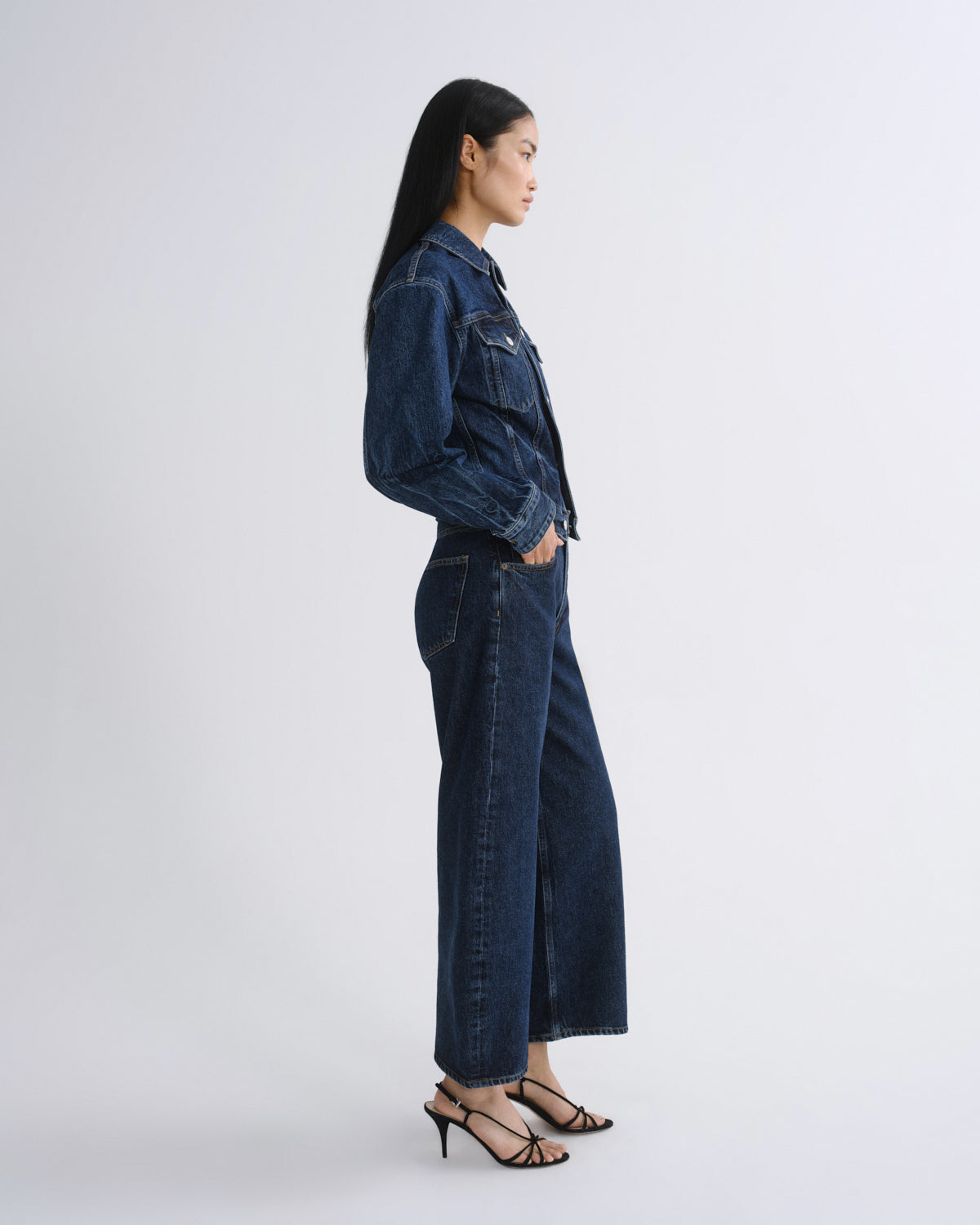 Women Low Curve Crop Jean in Pendulum - Agolde