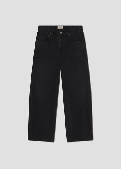 Women Low Curve Jean (Weightless) in Black Tar - Agolde