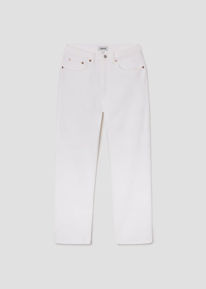 Women Lana High Rise Vintage Straight in Marshmallow - Agolde