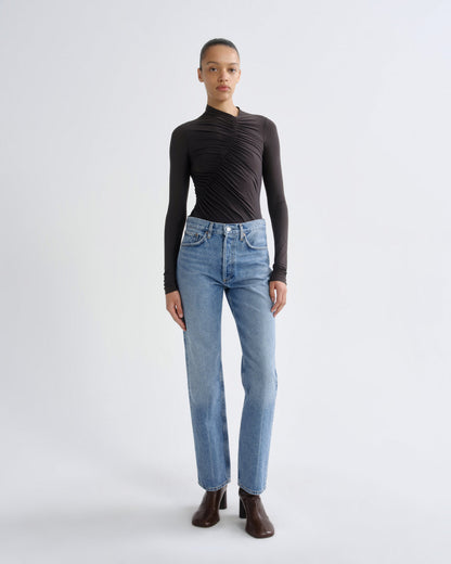 Women Lana High Rise Vintage Straight in Brink - Agolde