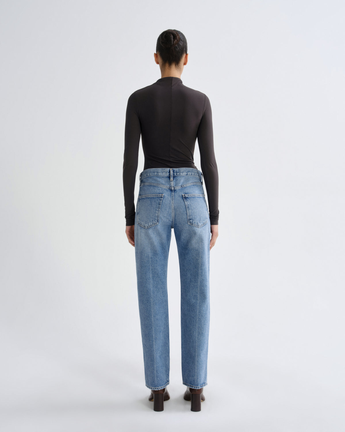 Women Lana High Rise Vintage Straight in Brink - Agolde