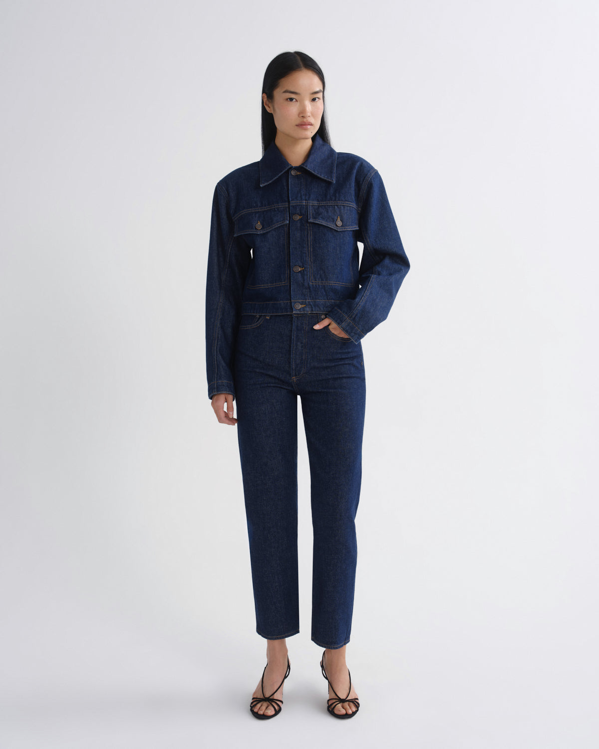 Women 90's Pinch Waist Crop (Comfort Stretch) in Reissue - Agolde